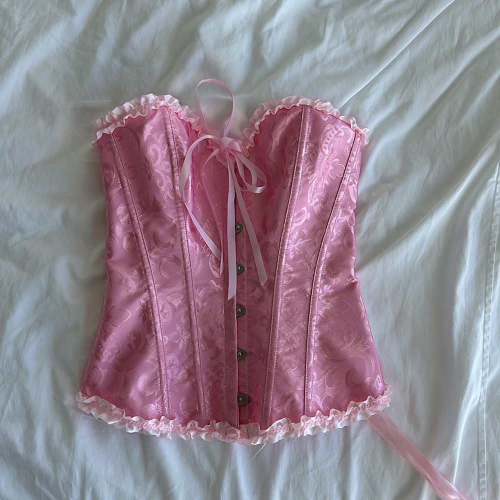 Barbie pink corset top